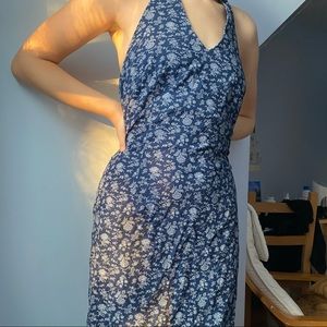 Vintage Tommy Hilfiger Floral Halter Dress